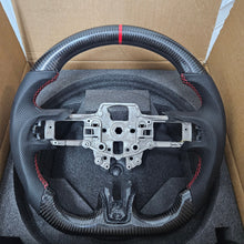 Load image into Gallery viewer, BRAND NEW 2015-2023 FORD MUSTANG ECO BOOST/ GT/ SHELBY GT350/ GT350R Real Carbon Fiber Steering Wheel Without Replacement Trim