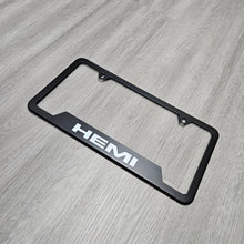 Load image into Gallery viewer, Brand New Universal 1PCS HEMI Metal Black License Plate Frame