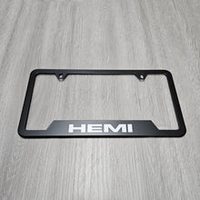 Load image into Gallery viewer, Brand New Universal 1PCS HEMI Metal Black License Plate Frame