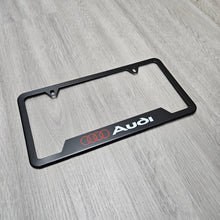 Load image into Gallery viewer, Brand New Universal 1PCS Audi Metal Black License Plate Frame
