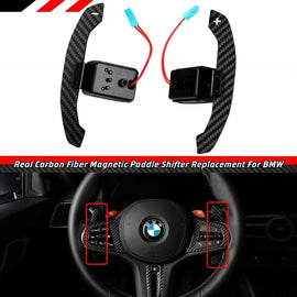 BRAND NEW BMW G20 G22 G87 G80 G82 F95 Carbon Fiber Replacement Magnetic Paddle Shifter