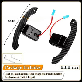 BRAND NEW BMW G20 G22 G87 G80 G82 F95 Carbon Fiber Replacement Magnetic Paddle Shifter
