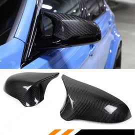 BRAND NEW 2015-2020 BMW F80 M3 & F82 M4 M STYLE CARBON FIBER REPLACEMENT MIRROR COVERS CAPS