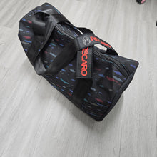 Load image into Gallery viewer, BRAND NEW DUFFLE TRAVEL GYM RECARO BAG WITH BLACK HARNESS STRAP JDM SEAT CLOTH RACING