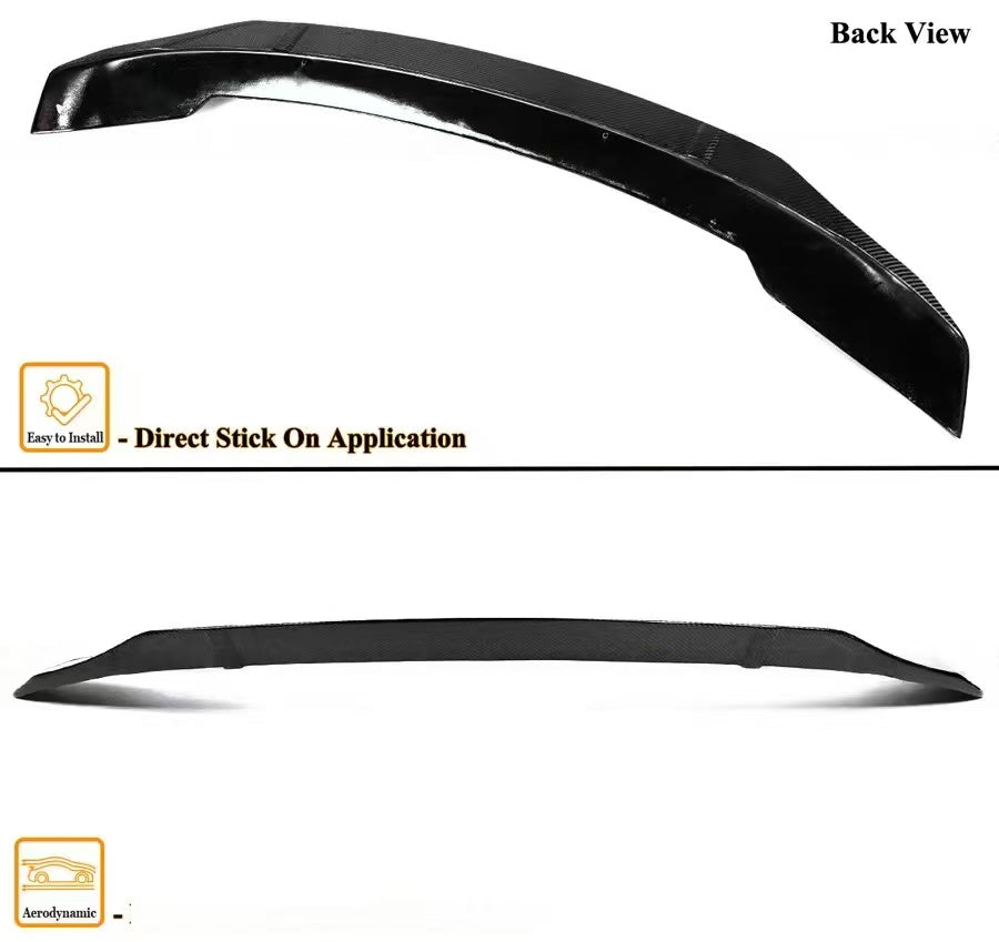 Brand New 2018-2022 HONDA ACCORD R STYLE REAL CARBON FIBER HIGHKICK DUCKBILL TRUNK SPOILER