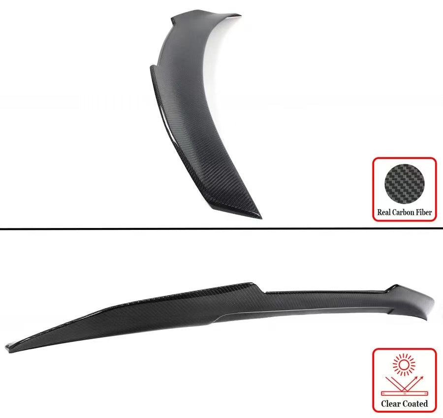 BRAND NEW 2019-2025 BMW G15 840i M850i F92 M8 2DR PSM STYLE HIGH KICK REAL CARBON FIBER TRUNK LID SPOILER WING