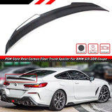 BRAND NEW 2019-2025 BMW G15 840i M850i F92 M8 2DR PSM STYLE HIGH KICK REAL CARBON FIBER TRUNK LID SPOILER WING