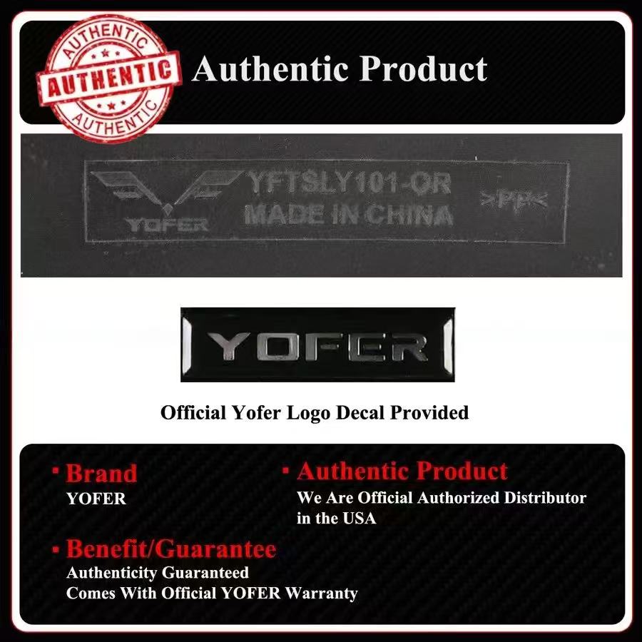 BRAND NEW 2025-2026 TESLA MODEL Y JUNIPER YOFER PAINTED GLOSSY BLACK TRUNK LID SPOILER