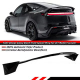 BRAND NEW 2025-2026 TESLA MODEL Y JUNIPER YOFER PAINTED GLOSSY BLACK TRUNK LID SPOILER