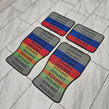 Load image into Gallery viewer, Brand New 4PCS UNIVERSAL BRIDE MIX Racing Fabric Car Floor Mats Interior Carpets