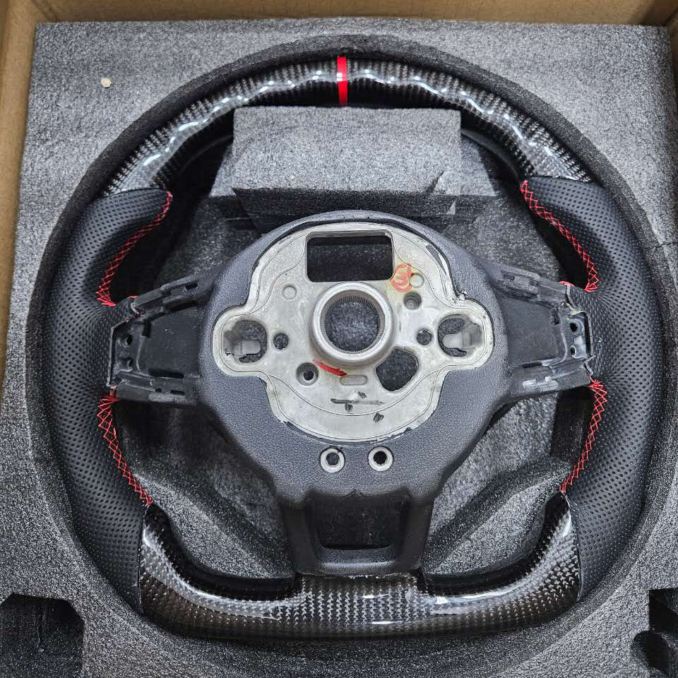 BRAND NEW 2015-2020 Volkswagen VW Golf MK7 GTI Real Carbon Fiber Steering Wheel