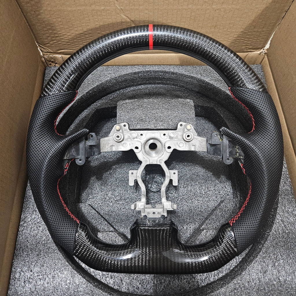 BRAND NEW 2008-2015 Infiniti G37 G25 G35 Real Carbon Fiber Steering Wheel