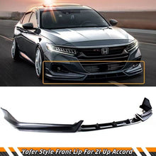 Load image into Gallery viewer, BRAND NEW 3PCS 2021-2022 Honda Accord Yofer Modern Steel Metallic Front Bumper Lip Splitter Kit