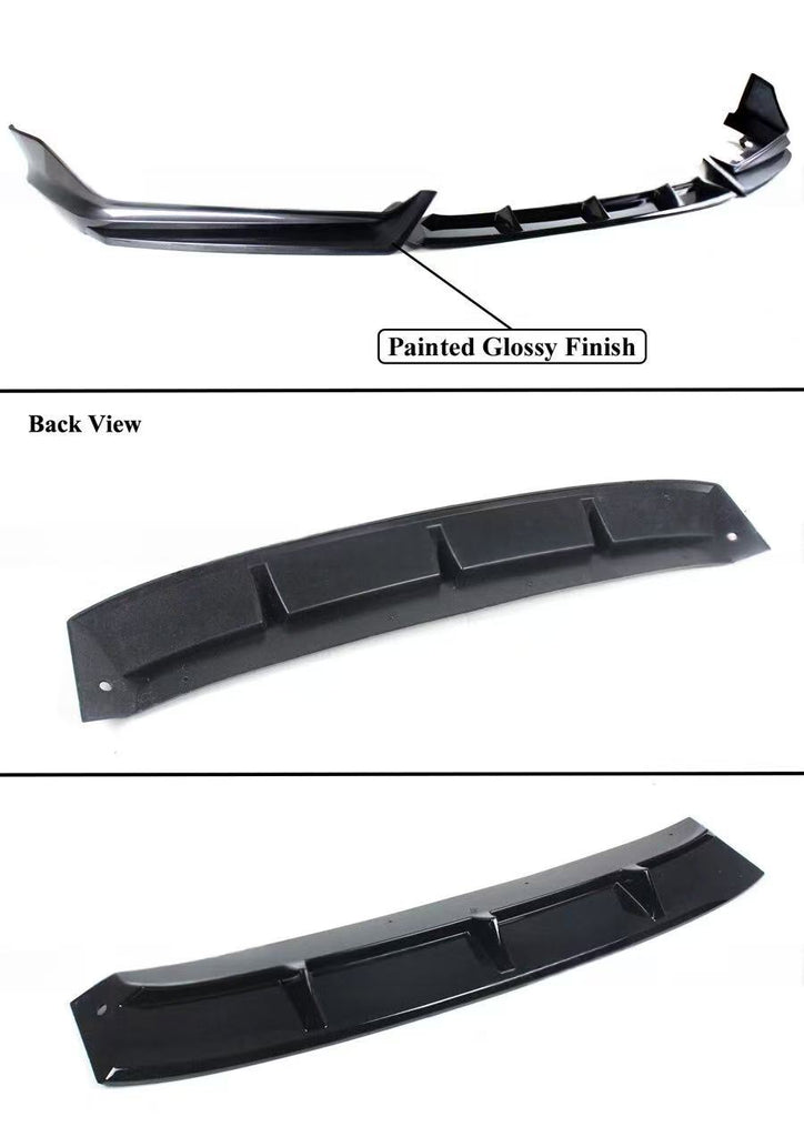BRAND NEW 3PCS 2021-2022 Honda Accord Yofer Modern Steel Metallic Front Bumper Lip Splitter Kit