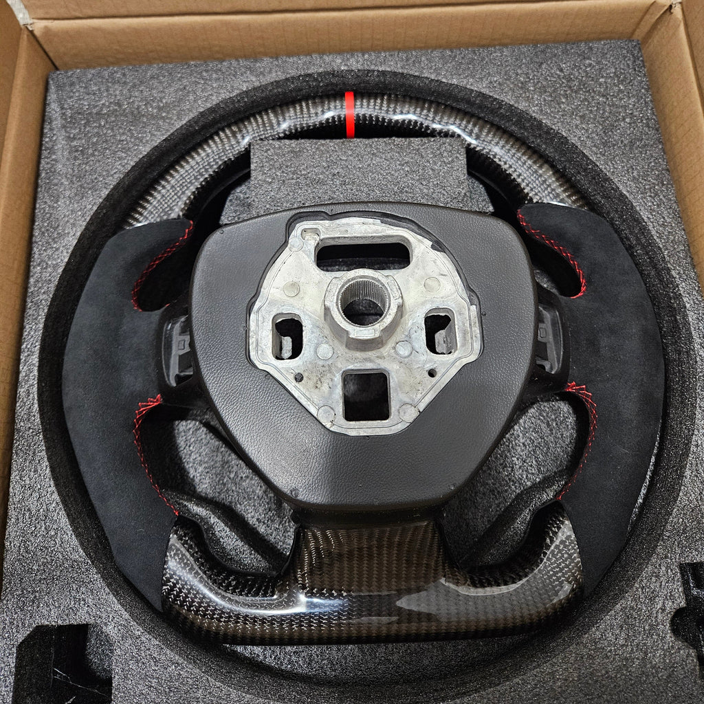 BRAND NEW 2016-2024 CHEVROLET CAMARO Real Carbon Fiber Steering Wheel