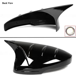 BRAND NEW 2022-2026 Honda Civic Mugen Horn Style Gloss Black Side Mirror Cover Caps W/ Light