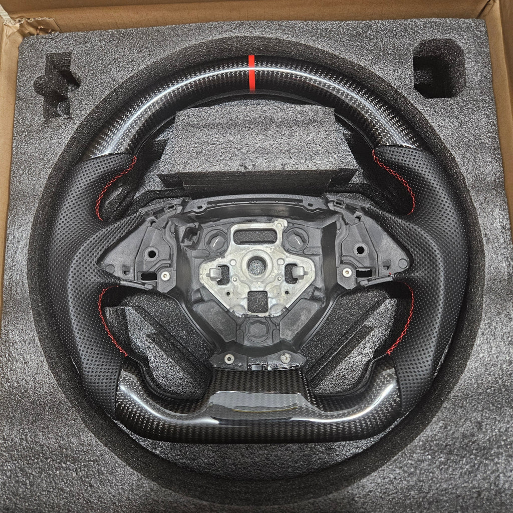 BRAND NEW 2016-2024 CHEVROLET CAMARO Real Carbon Fiber Steering Wheel