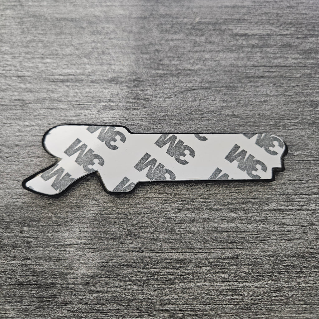 BRAND NEW UNIVERSAL CIVIC TYPE R ABS PLASTIC TRUNK EMBLEM BADGE STICKER