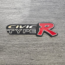 Load image into Gallery viewer, BRAND NEW UNIVERSAL CIVIC TYPE R ABS PLASTIC TRUNK EMBLEM BADGE STICKER