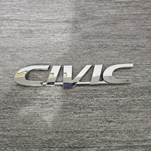 Load image into Gallery viewer, BRAND NEW UNIVERSAL HONDA CIVIC CHROME ABS PLASTIC TRUNK EMBLEM BADGE STICKER