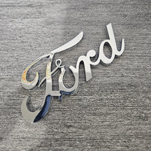 Load image into Gallery viewer, BRAND NEW UNIVERSAL FORD CHROME ABS PLASTIC TRUNK EMBLEM BADGE STICKER