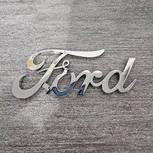 Load image into Gallery viewer, BRAND NEW UNIVERSAL FORD CHROME ABS PLASTIC TRUNK EMBLEM BADGE STICKER