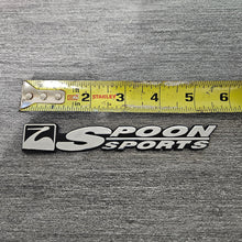Load image into Gallery viewer, BRAND NEW UNIVERSAL SPOON SPORTS CHROME ABS PLASTIC TRUNK EMBLEM BADGE STICKER