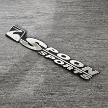 Load image into Gallery viewer, BRAND NEW UNIVERSAL SPOON SPORTS CHROME ABS PLASTIC TRUNK EMBLEM BADGE STICKER