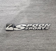 Load image into Gallery viewer, BRAND NEW UNIVERSAL SPOON SPORTS CHROME ABS PLASTIC TRUNK EMBLEM BADGE STICKER
