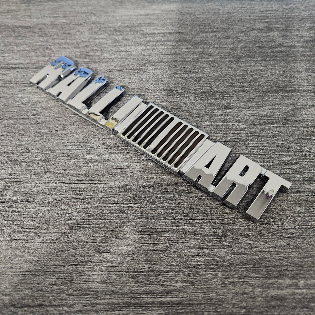 BRAND NEW UNIVERSAL RALLIART CHROME ABS PLASTIC TRUNK EMBLEM BADGE STICKER