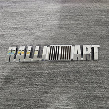 Load image into Gallery viewer, BRAND NEW UNIVERSAL RALLIART CHROME ABS PLASTIC TRUNK EMBLEM BADGE STICKER