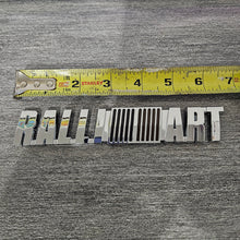 Load image into Gallery viewer, BRAND NEW UNIVERSAL RALLIART CHROME ABS PLASTIC TRUNK EMBLEM BADGE STICKER