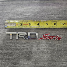 Load image into Gallery viewer, BRAND NEW UNIVERSAL TRD SPORTS CHROME ABS PLASTIC TRUNK EMBLEM BADGE STICKER