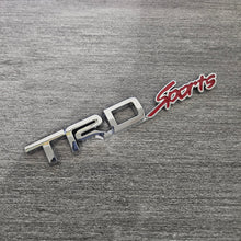 Load image into Gallery viewer, BRAND NEW UNIVERSAL TRD SPORTS CHROME ABS PLASTIC TRUNK EMBLEM BADGE STICKER