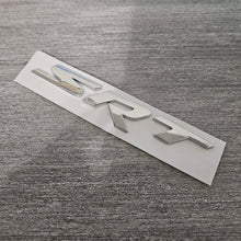 Load image into Gallery viewer, BRAND NEW UNIVERSAL SRT CHROME ABS PLASTIC TRUNK EMBLEM BADGE STICKER