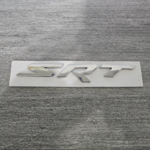 Load image into Gallery viewer, BRAND NEW UNIVERSAL SRT CHROME ABS PLASTIC TRUNK EMBLEM BADGE STICKER