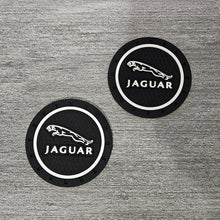 Load image into Gallery viewer, Brand New 2PCS Jaguar Rubber Car Cup Holder Pad Water Cup Slot Non-Slip Mat Universal