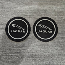 Load image into Gallery viewer, Brand New 2PCS Jaguar Rubber Car Cup Holder Pad Water Cup Slot Non-Slip Mat Universal