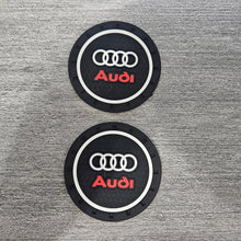 Load image into Gallery viewer, Brand New 2PCS Audi Rubber Car Cup Holder Pad Water Cup Slot Non-Slip Mat Universal