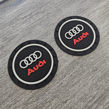 Load image into Gallery viewer, Brand New 2PCS Audi Rubber Car Cup Holder Pad Water Cup Slot Non-Slip Mat Universal