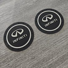 Load image into Gallery viewer, Brand New 2PCS INFINITI Rubber Car Cup Holder Pad Water Cup Slot Non-Slip Mat Universal