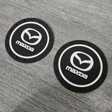 Load image into Gallery viewer, Brand New 2PCS MAZDA Rubber Car Cup Holder Pad Water Cup Slot Non-Slip Mat Universal