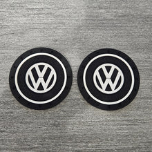 Load image into Gallery viewer, Brand New 2PCS VOLKSWAGEN Rubber Car Cup Holder Pad Water Cup Slot Non-Slip Mat Universal