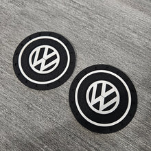 Load image into Gallery viewer, Brand New 2PCS VOLKSWAGEN Rubber Car Cup Holder Pad Water Cup Slot Non-Slip Mat Universal