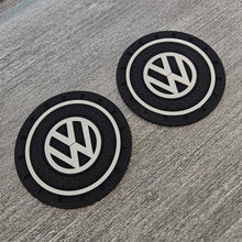 Load image into Gallery viewer, Brand New 2PCS VOLKSWAGEN Rubber Car Cup Holder Pad Water Cup Slot Non-Slip Mat Universal