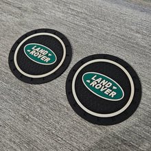 Load image into Gallery viewer, Brand New 2PCS LANDROVER Rubber Car Cup Holder Pad Water Cup Slot Non-Slip Mat Universal