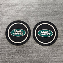 Load image into Gallery viewer, Brand New 2PCS LANDROVER Rubber Car Cup Holder Pad Water Cup Slot Non-Slip Mat Universal