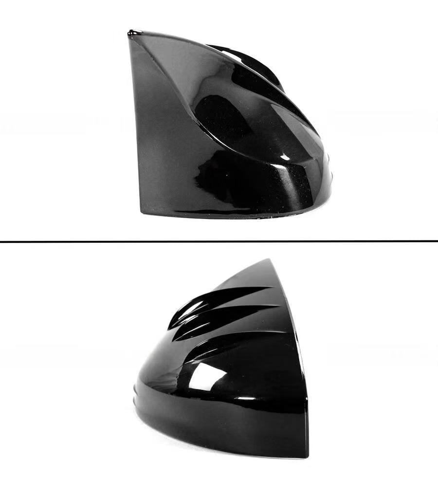 BRAND NEW 2022-2026 Honda Civic Mugen Horn Style Gloss Black Side Mirror Cover Caps W/O Light