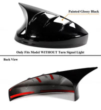 Load image into Gallery viewer, BRAND NEW 2022-2026 Honda Civic Mugen Horn Style Gloss Black Side Mirror Cover Caps W/O Light