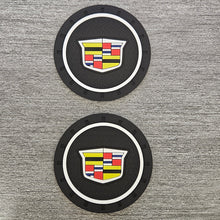 Load image into Gallery viewer, Brand New 2PCS Cadillac Rubber Car Cup Holder Pad Water Cup Slot Non-Slip Mat Universal (Copy)